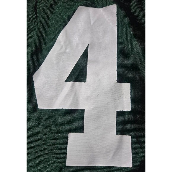 Nfl Green Bay Packers Brett Favre Youth #4 Jersey size Small 8 Green Gold - Picture 5 of 6